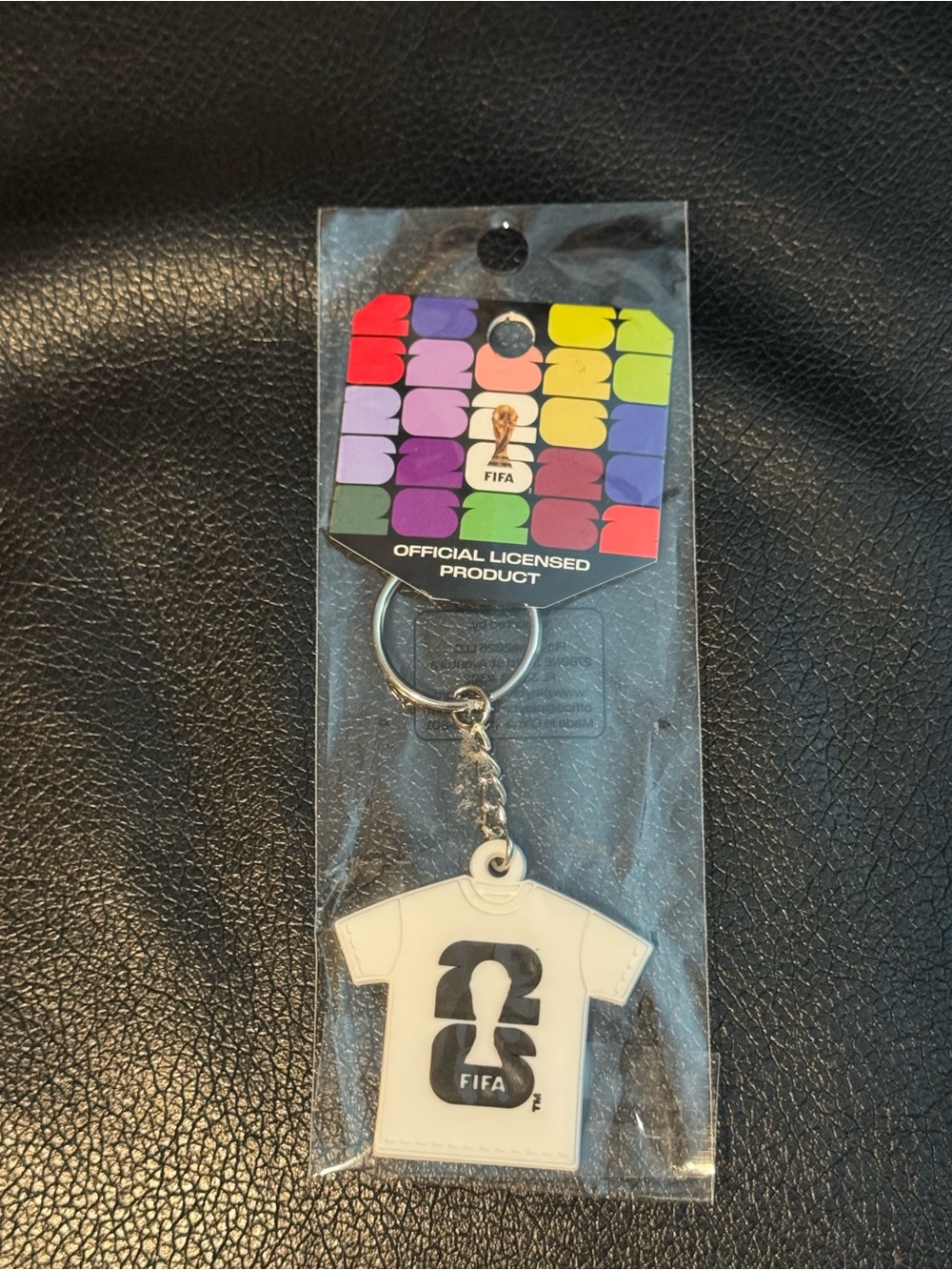 FIFA White Jersey Key & Card Holder Keychain